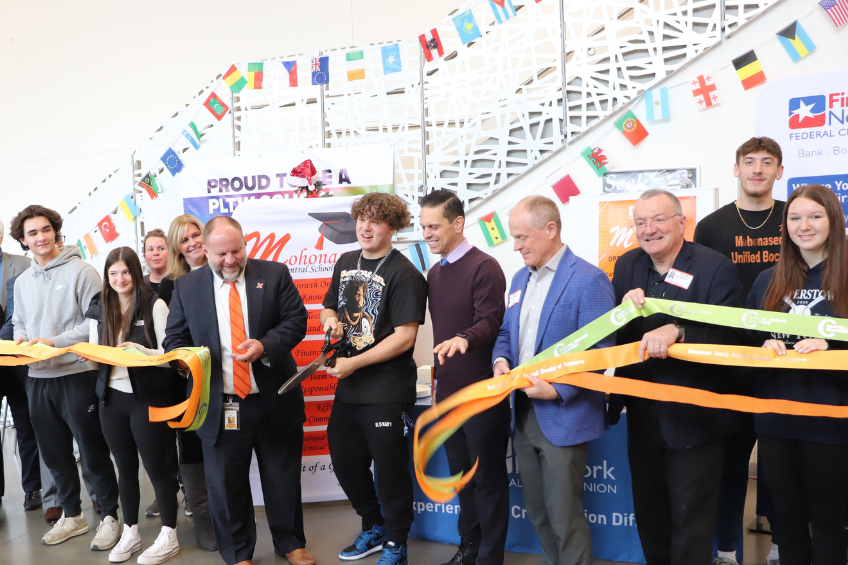 Ribbon Cutting of the Legacy Bank at the CAT building