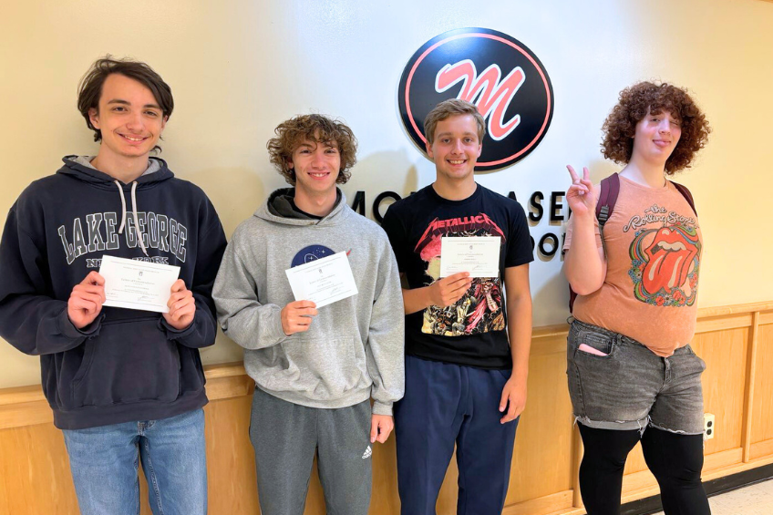 Four MHS students recognized in the 2025 National Merit Scholarship Program